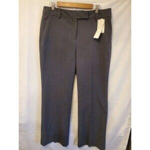 NWT Charter Club Tummy Slimming Wide Leg Trouser Dark Grey Womens Sz 12 Office